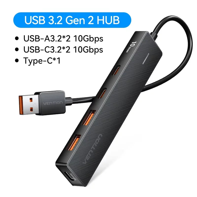 Vention 5 in 1 USB 3.2 HUB 10Gbps