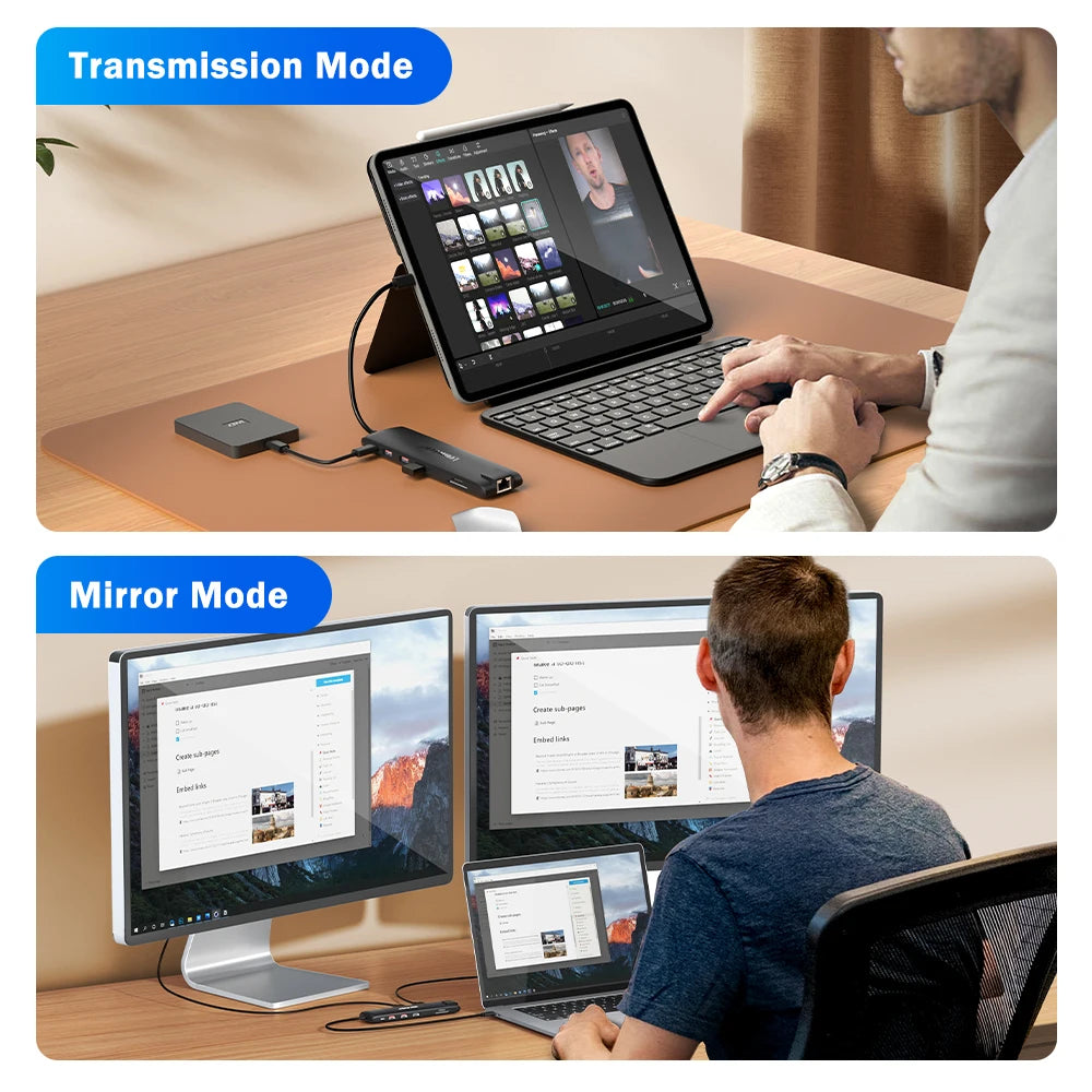 Lemorele 4K USB Hub USB C