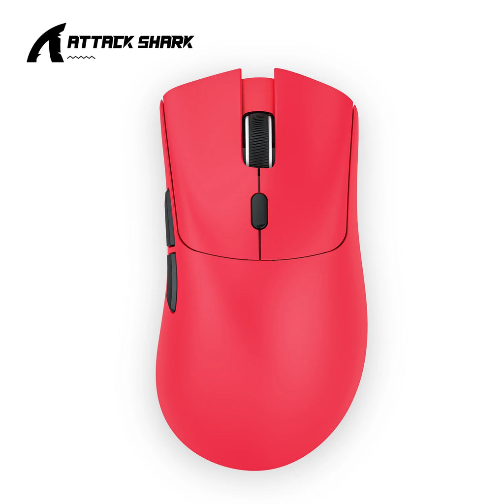 R1 Attack Shark Lightweight Wireless Mouse, 18000dpi,1000Hz PAW3311,Bluetooth Tri-mode Connection, Macro Gaming Mouse @3C1