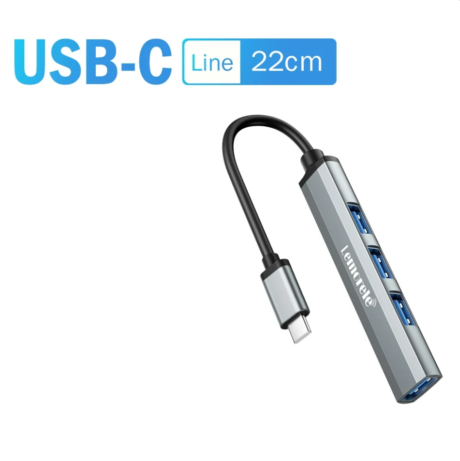 USB Hub Type C Hub USB3.0 OTG 4 Port USB C/A HUB