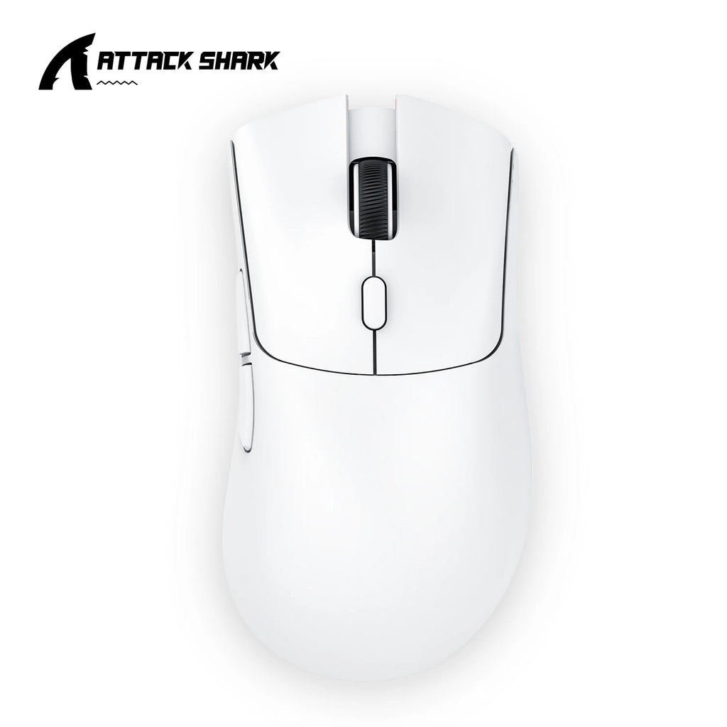 R1 Attack Shark Lightweight Wireless Mouse, 18000dpi,1000Hz PAW3311,Bluetooth Tri-mode Connection, Macro Gaming Mouse @3C1